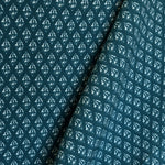 Tela Crepe Geométrica Verde - Ribes y Casals