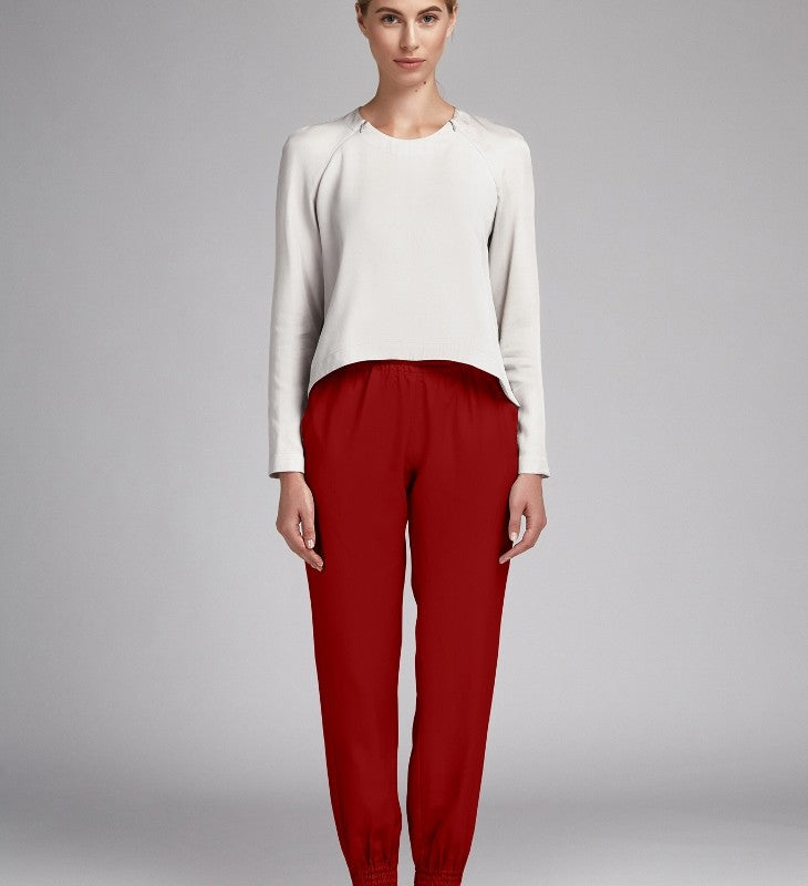 Tela Crepe Granate - Ribes y Casals