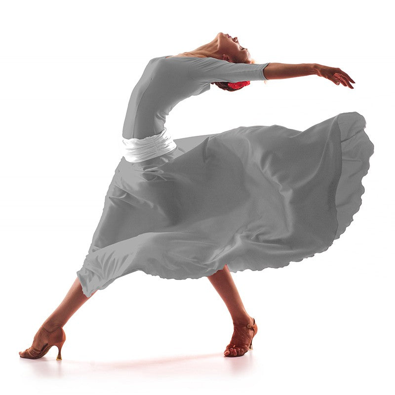 Tela Crepe Gris Perla - Ribes y Casals