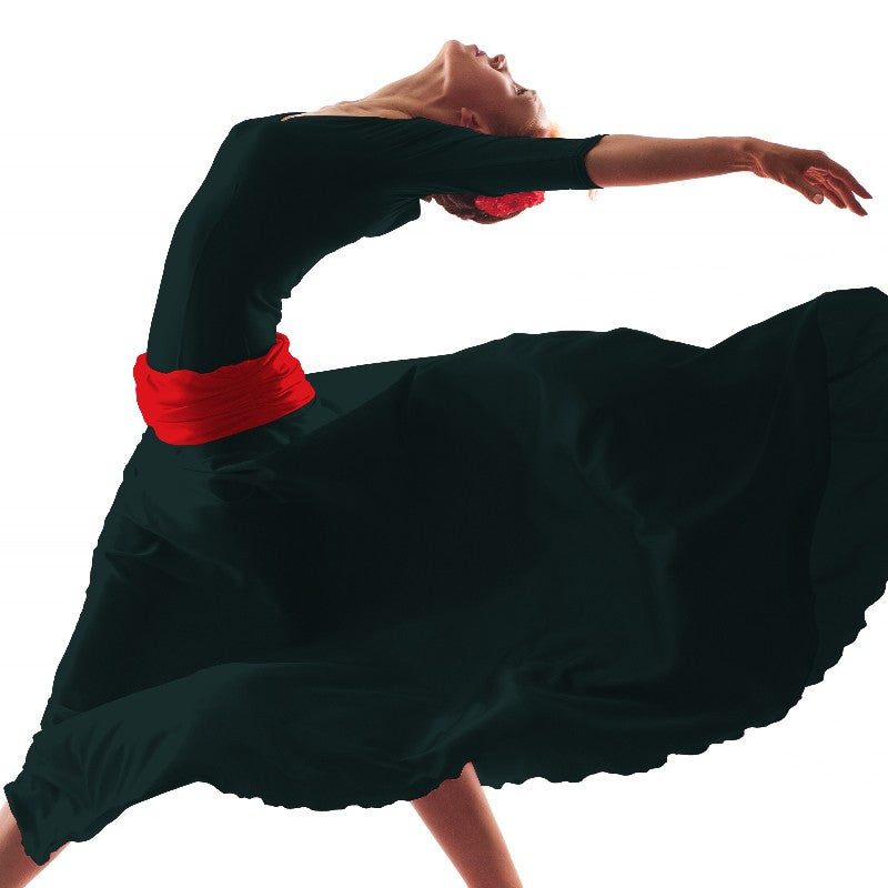 Tela Crepe Verde Botella - Ribes y Casals