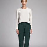 Tela Crepe Verde Botella - Ribes y Casals