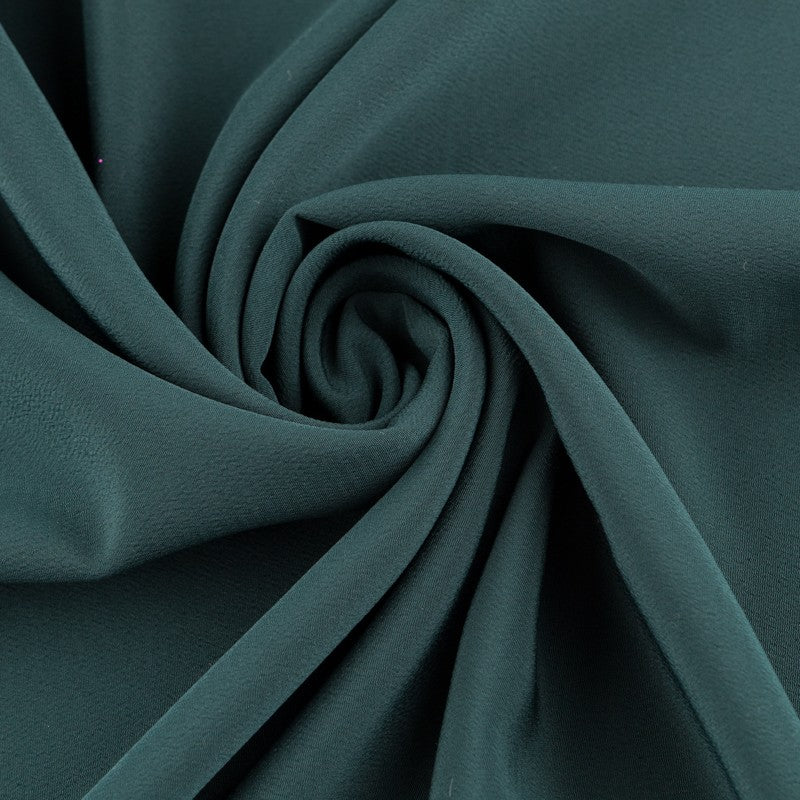 Tela Crepe Verde Botella - Ribes y Casals