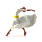 Tela Crepe Lunar Amarillo 7 mm - Ribes y Casals