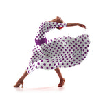 Tela Crepe Lunar Ciclamen 3,5 cm - Ribes y Casals