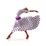 Tela Crepe Lunar Ciclamen 3,5 cm - Ribes y Casals