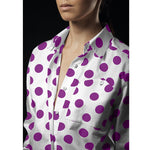 Tela Crepe Lunar Ciclamen 3,5 cm - Ribes y Casals