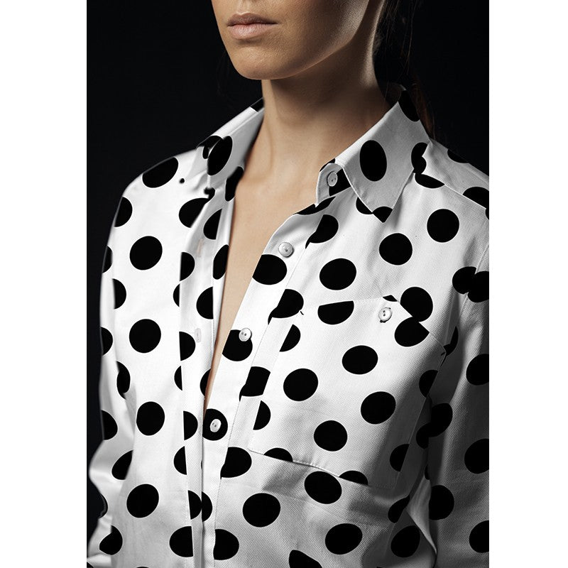 Tela Crepe Lunar Negro 3,5 cm - Ribes y Casals