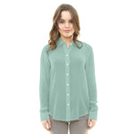 Tela Crepe Marrocain Aguamarina - Ribes y Casals