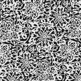 Tela Crepe Marrocain Floral Negro - Ribes y Casals