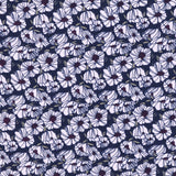 Tela Crepe Marrocain Margaritas Blanca - Ribes y Casals