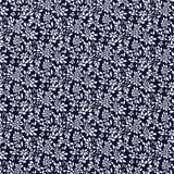 Tela Crepe Marrocain Pétalos Marino - Ribes y Casals