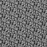 Tela Crepe Marrocain Pétalos Negro - Ribes y Casals