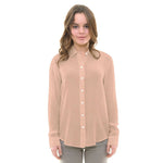 Tela Crepe Marrocain Salmón - Ribes y Casals