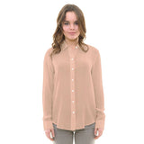 Tela Crepe Marrocain Salmón - Ribes y Casals