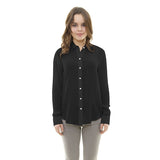 Tela Crepe Muselina Negra - Ribes y Casals