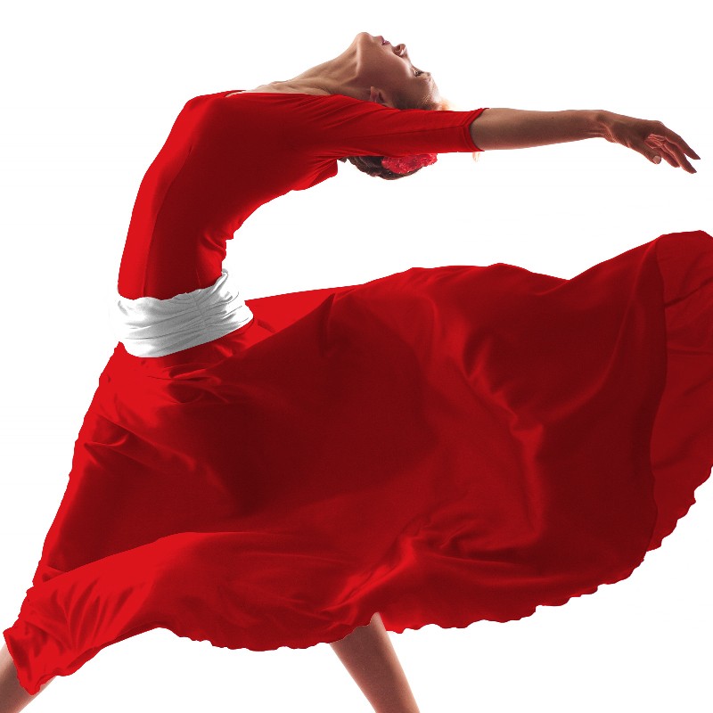 Tela Crepe Roja - Ribes y Casals