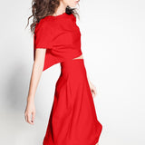 Tela Crepe Roja - Ribes y Casals