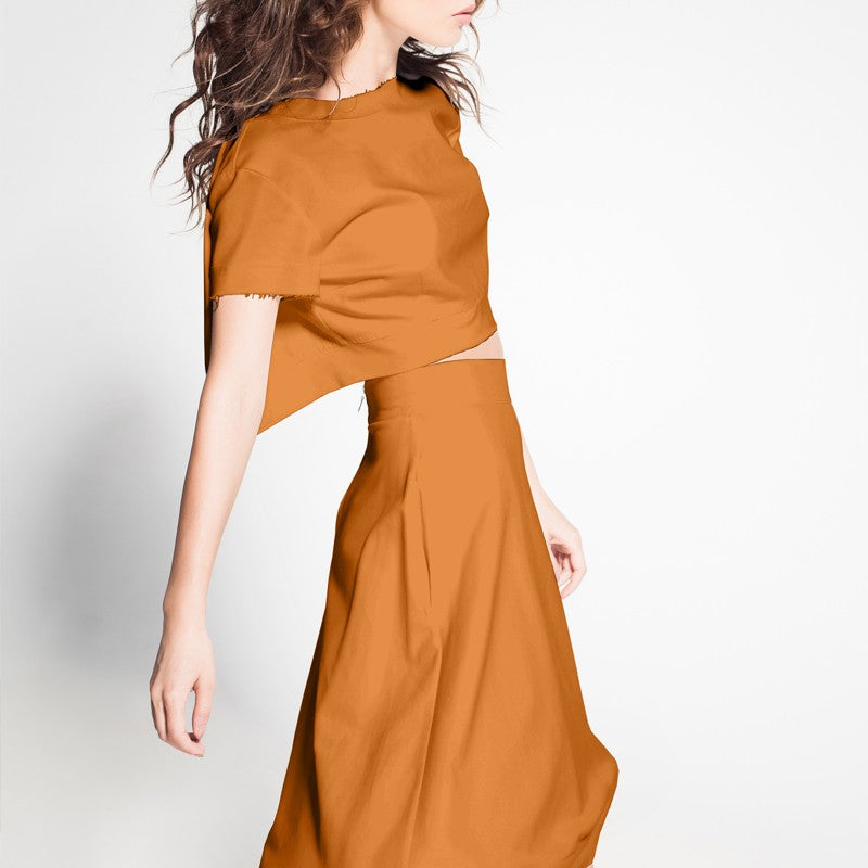 Tela Crepe Ocre - Ribes y Casals