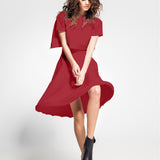 Tela Crepe Rubí Oscuro - Ribes y Casals