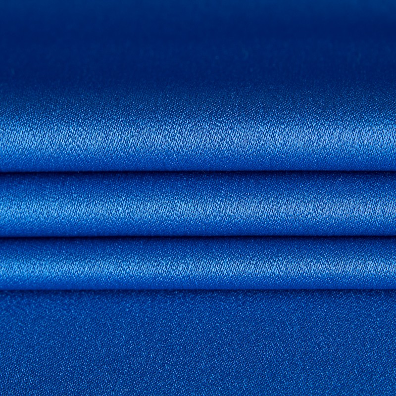 Crepe Satén Azul Eléctrico - Ribes y Casals