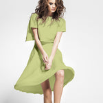 Tela Crepe Verde Pistacho - Ribes y Casals