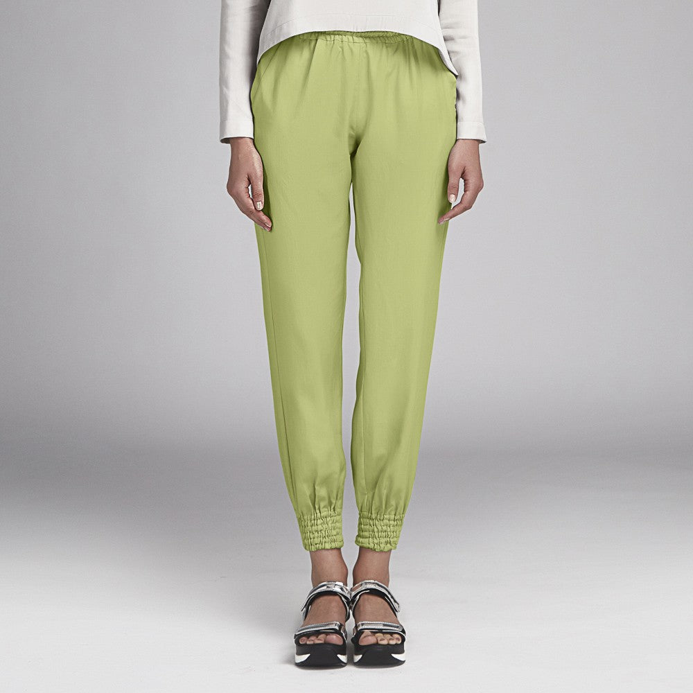 Tela Crepe Verde Pistacho - Ribes y Casals