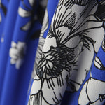 Tela Crepe Vintage Azul - Ribes y Casals