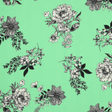 Tela Crepe Vintage Verde - Ribes y Casals