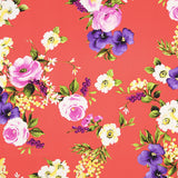 Tela Crepe Zambra Coral - Ribes y Casals