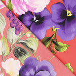 Tela Crepe Zambra Coral - Ribes y Casals