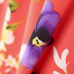 Tela Crepe Zambra Coral - Ribes y Casals