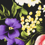 Tela Crepe Zambra Negra - Ribes y Casals