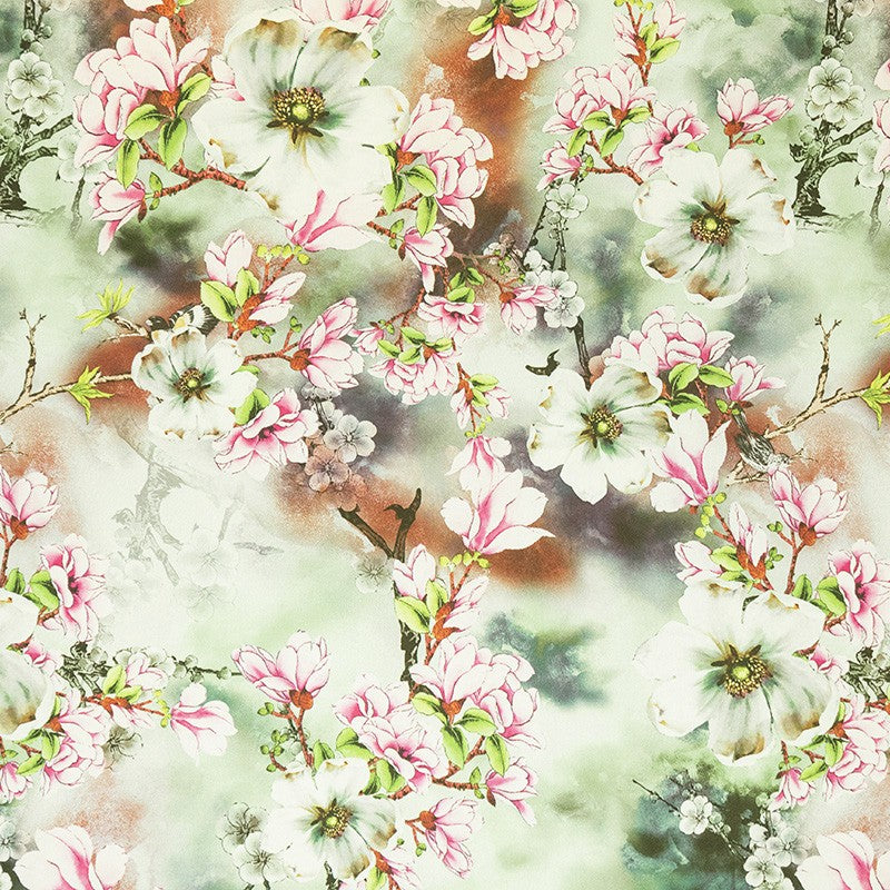 Tela Crespón Japonesa Verde - Ribes y Casals