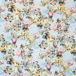 Tela Crespón Pintura Azul - Ribes y Casals