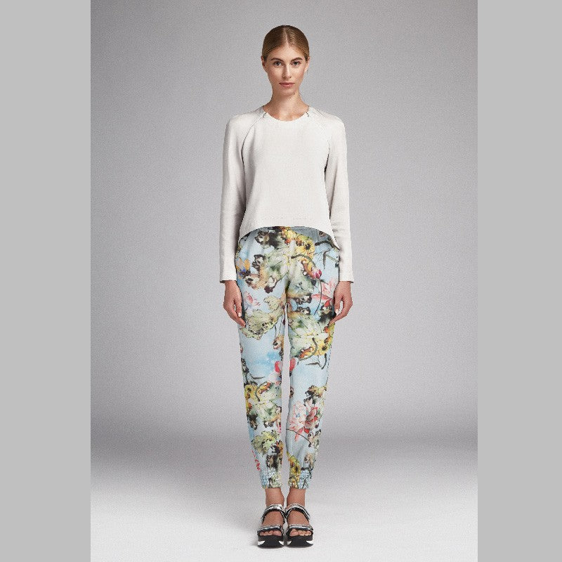 Tela Crespón Pintura Azul - Ribes y Casals