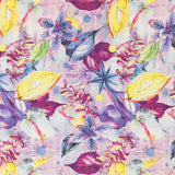 Tela Crespón Tropical Lilas - Ribes y Casals
