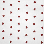 Tela de Algodón Corazones Rojo - Ribes y Casals