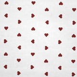 Tela de Algodón Corazones Rojo - Ribes y Casals