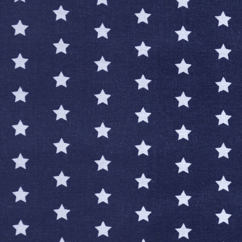 Tela de Algodón Estrellas Fondo Azul - Ribes y Casals