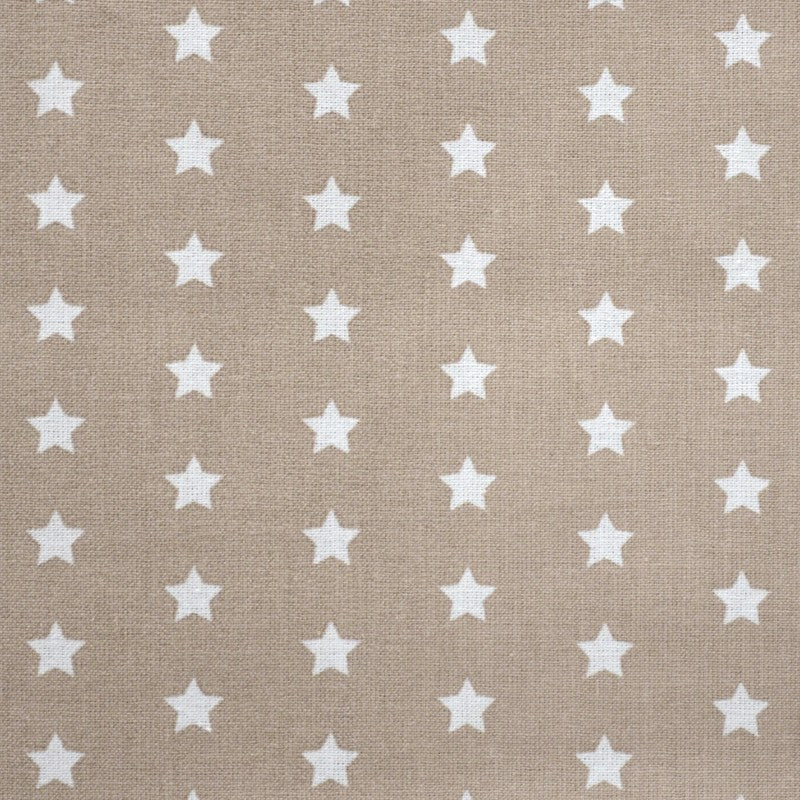 Tela de Algodón Estrellas Fondo Camel - Ribes y Casals