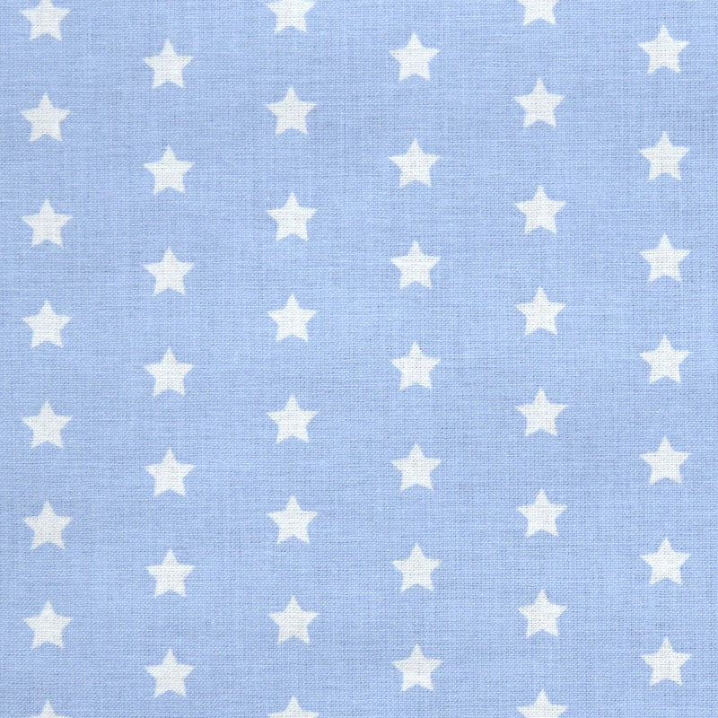 Tela de Algodón Estrellas Fondo Celeste - Ribes y Casals