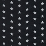 Tela de Algodón Estrellas Fondo Negro - Ribes y Casals