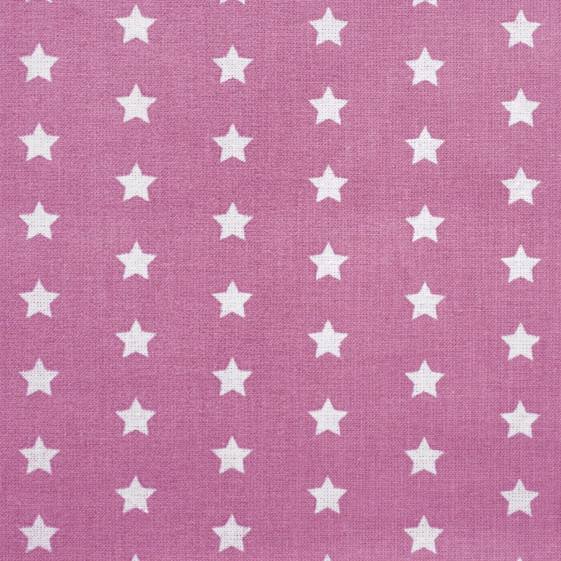 Tela de Algodón Estrellas Fondo Rosa - Ribes y Casals