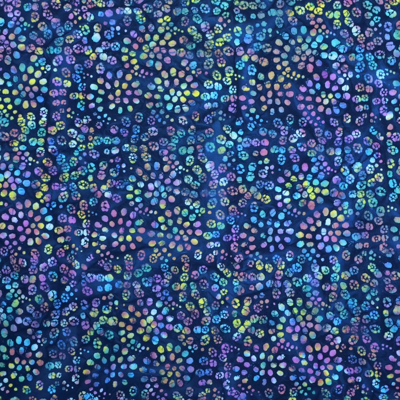 Tela de Algodón Tie Dye Azul Marino - Ribes y Casals