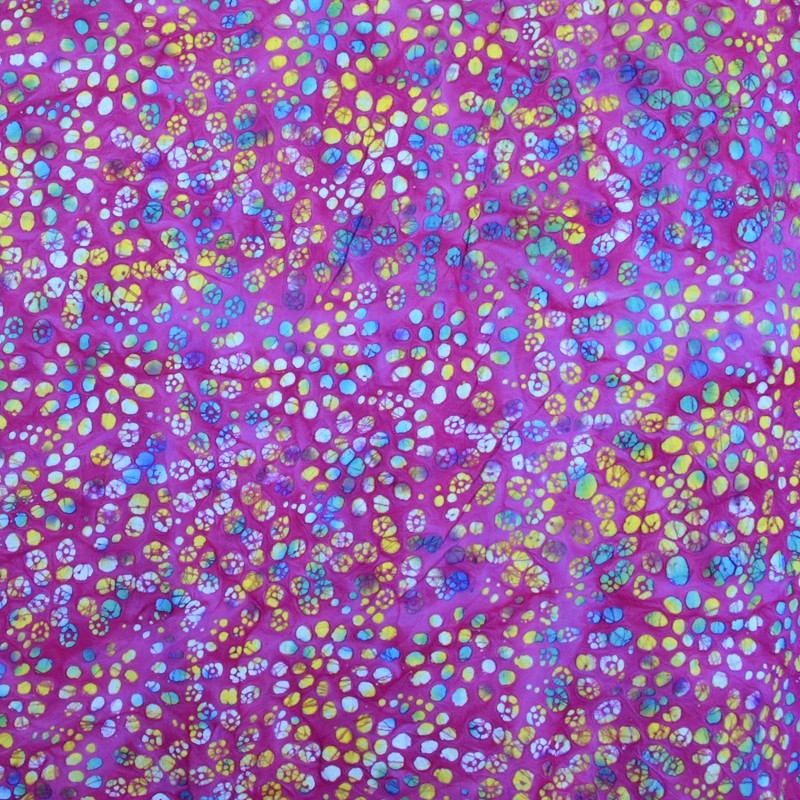 Tela de Algodón Tie Dye Fucsia - Ribes y Casals