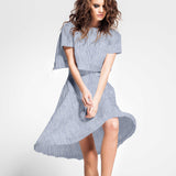 Tela de Lino Milrayas Azul - Ribes y Casals