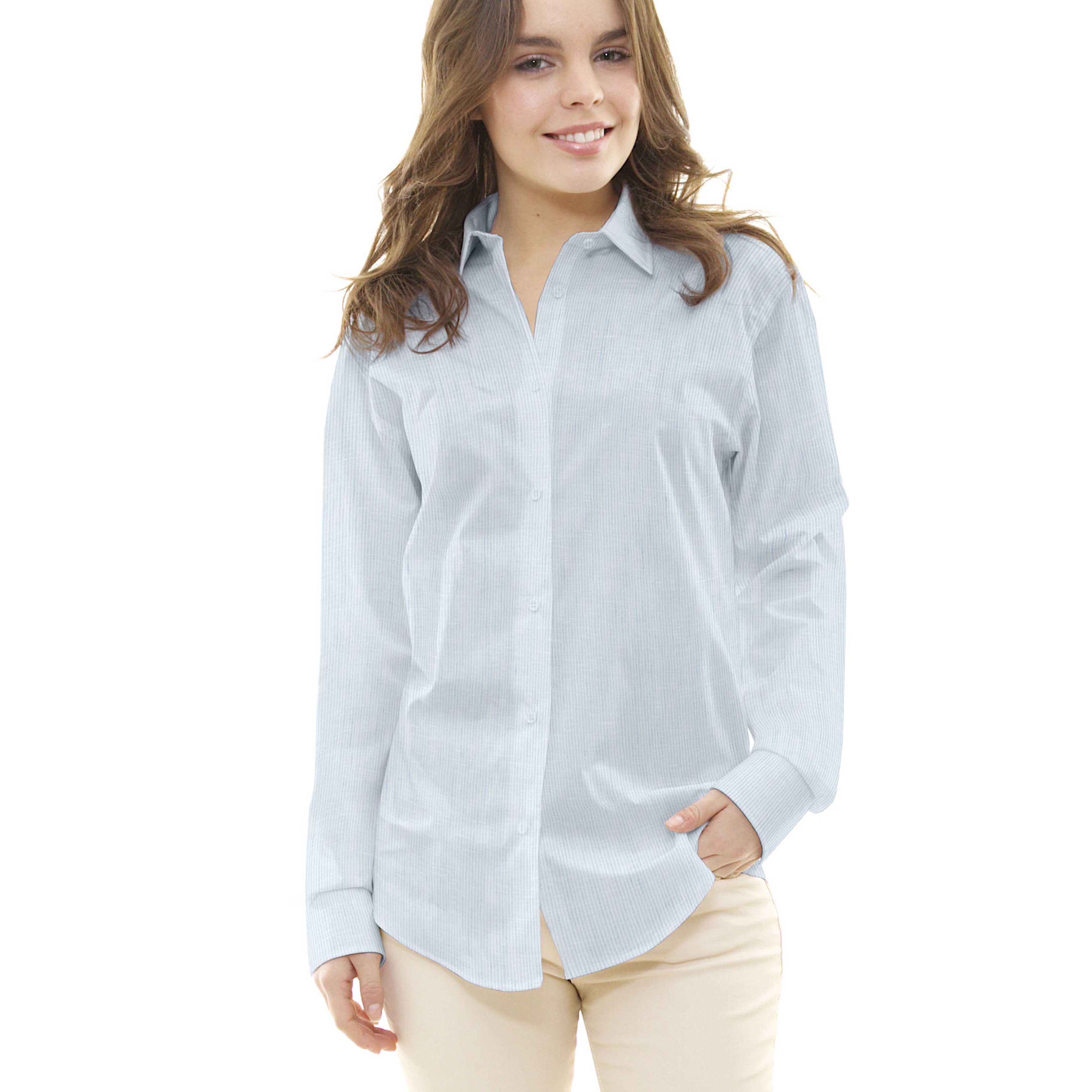 Tela de Lino Milrayas Celeste - Ribes y Casals