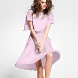 Tela de Lino Oxford Rosa - Ribes y Casals