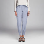 Tela de Lino Pata de Gallo Azul - Ribes y Casals