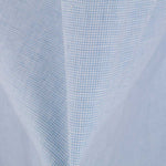 Tela de Lino Pata de Gallo Celeste - Ribes y Casals